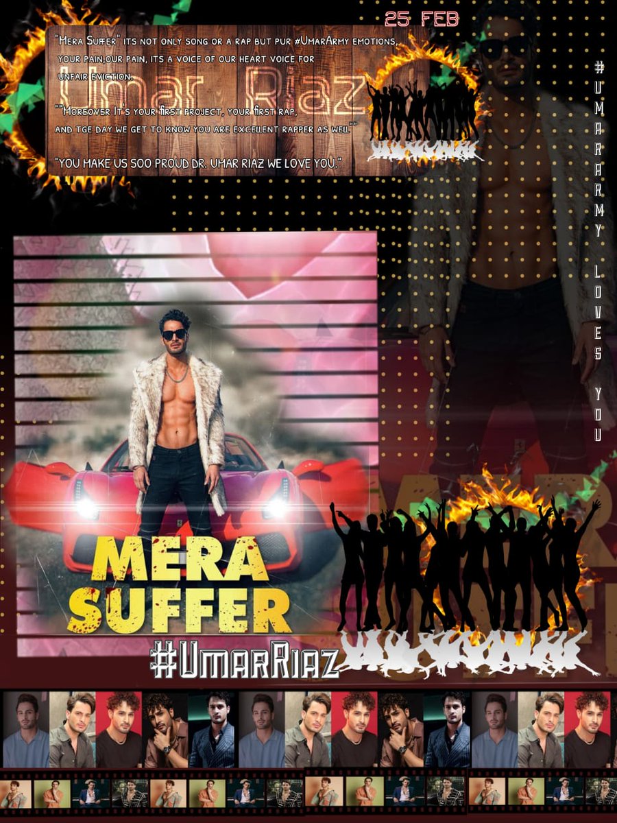 shaina_writes_7's tweet photo. One year completed to #MeraSuffer
Many many congratulations @realumarriaz the song, the rap have our heart
Wishing more success kiss you
#OneYrAnniversarytoMeraSuffer
You #UmarArmy will be Always by your side Always..
#UmarRiaz we adore you โค๏ธ https://t.co/BZi3FuyIn3