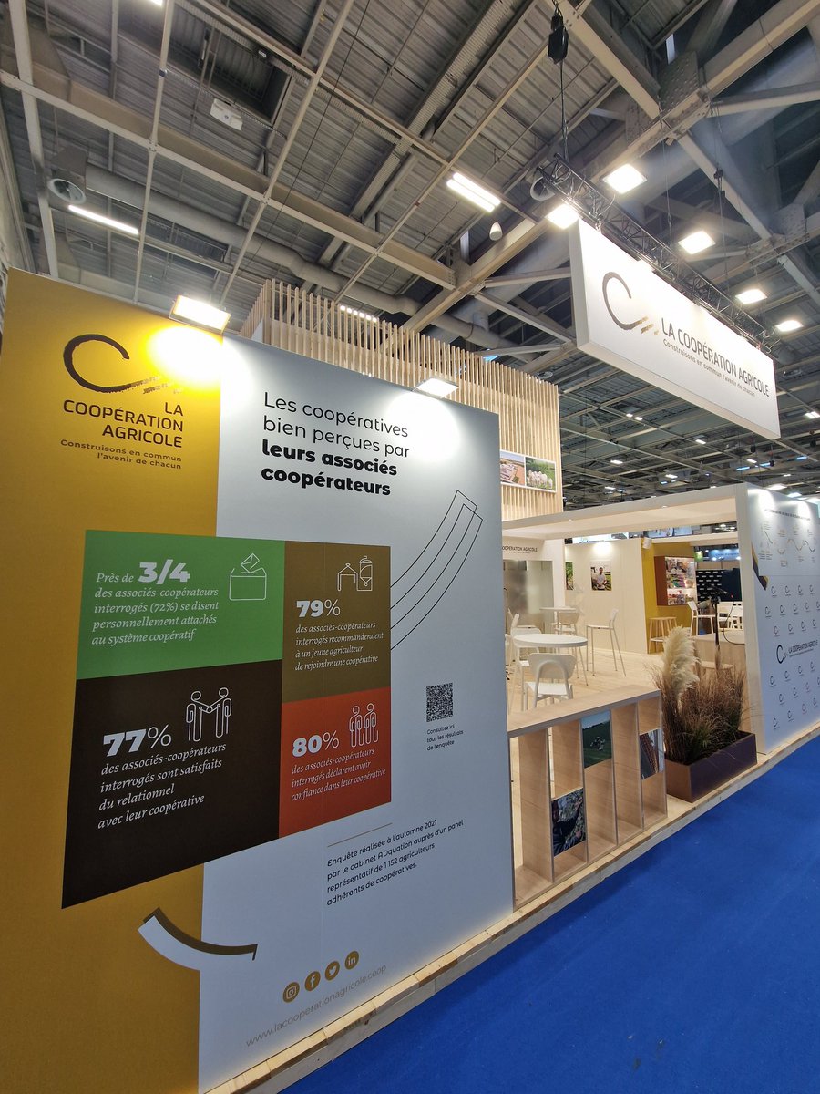 lacoopagricole's tweet photo. #SIA2023LCA |

Ça y est, c'est aujourd'hui ! Nous vous donnons rendez-vous au ❤️ du Hall 4 👉 stand B111 😉

Nous vous accueillons pour des moments de partages et de pédagogie autour du rôle clefs des #coopératives agricoles dans la construction de la #NouvelleFranceAlimentaire ! https://t.co/zwuHCtn4Jt