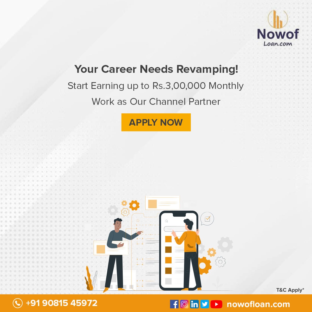 nowofloan's tweet photo. Turn around your career for good!

Earn Profits: up to Rs.3,00,000 per month

Apply Now – https://t.co/Pv6oAW4GTS

#EasyWork #BusinessSupport #Owner #WorkFromHome #Nowofloan #Business #BusinessOwner #SmallBusiness #BusinessOffer #QuickApply #Partnership #Referral #FastLoan #Fast https://t.co/9B9FEsjavc