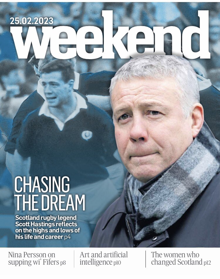 In today’s Courier Weekend mag & online @thecourieruk, former @Scotlandteam legend @ScottHastings13 talks about his life & career & the #SixNations @SixNationsRugby ahead of ‘audience with’ #BattleofHastings event with brother @15GavinHastings at @perthTCH thecourier.co.uk/fp/sport/rugby…