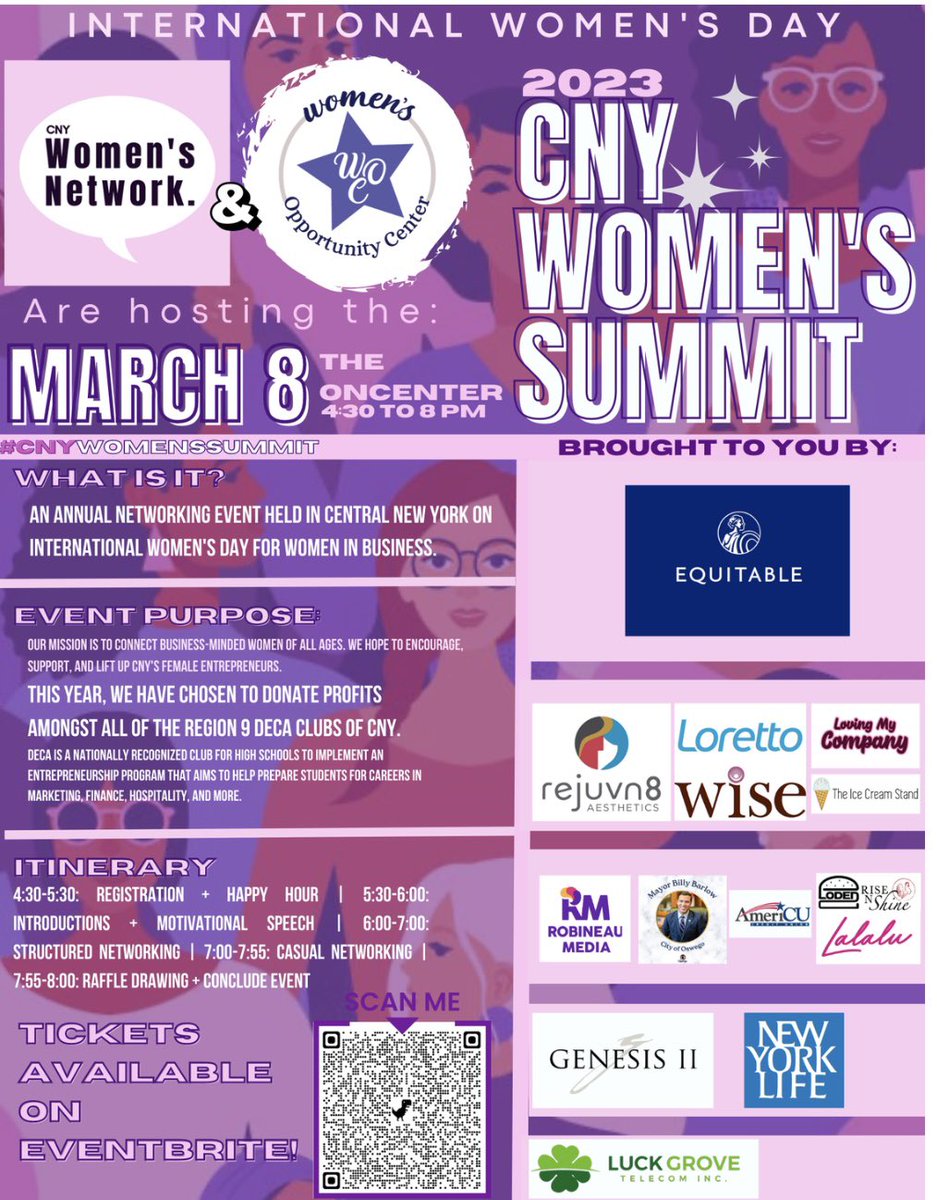 BorioRealtor's tweet photo. #cnywomenssummit 2023 Buy Tickets for March 8th: https://t.co/5AgqDL4vsa https://t.co/AoJC7DVl1A