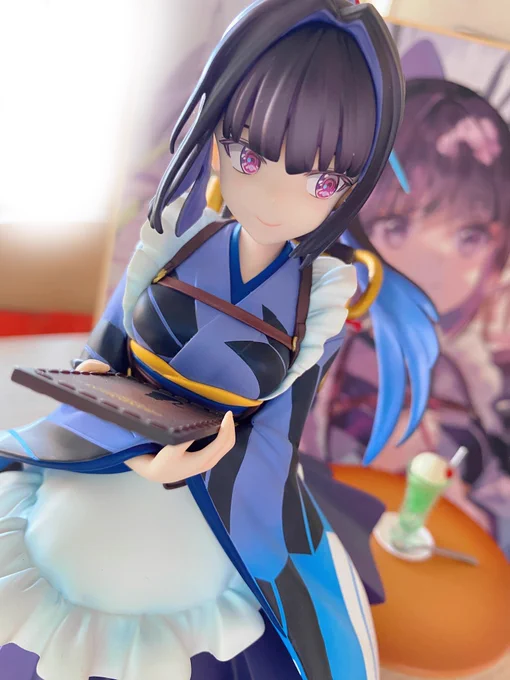 #プリマドール 鴉羽ちゃんフィギュアのサンプル頂きましたー!かわいい!細部の作り込みもすごい… 