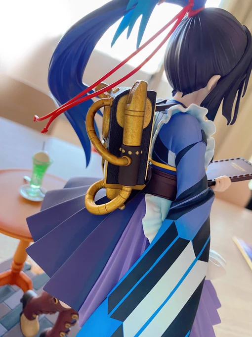 #プリマドール 鴉羽ちゃんフィギュアのサンプル頂きましたー!かわいい!細部の作り込みもすごい… 