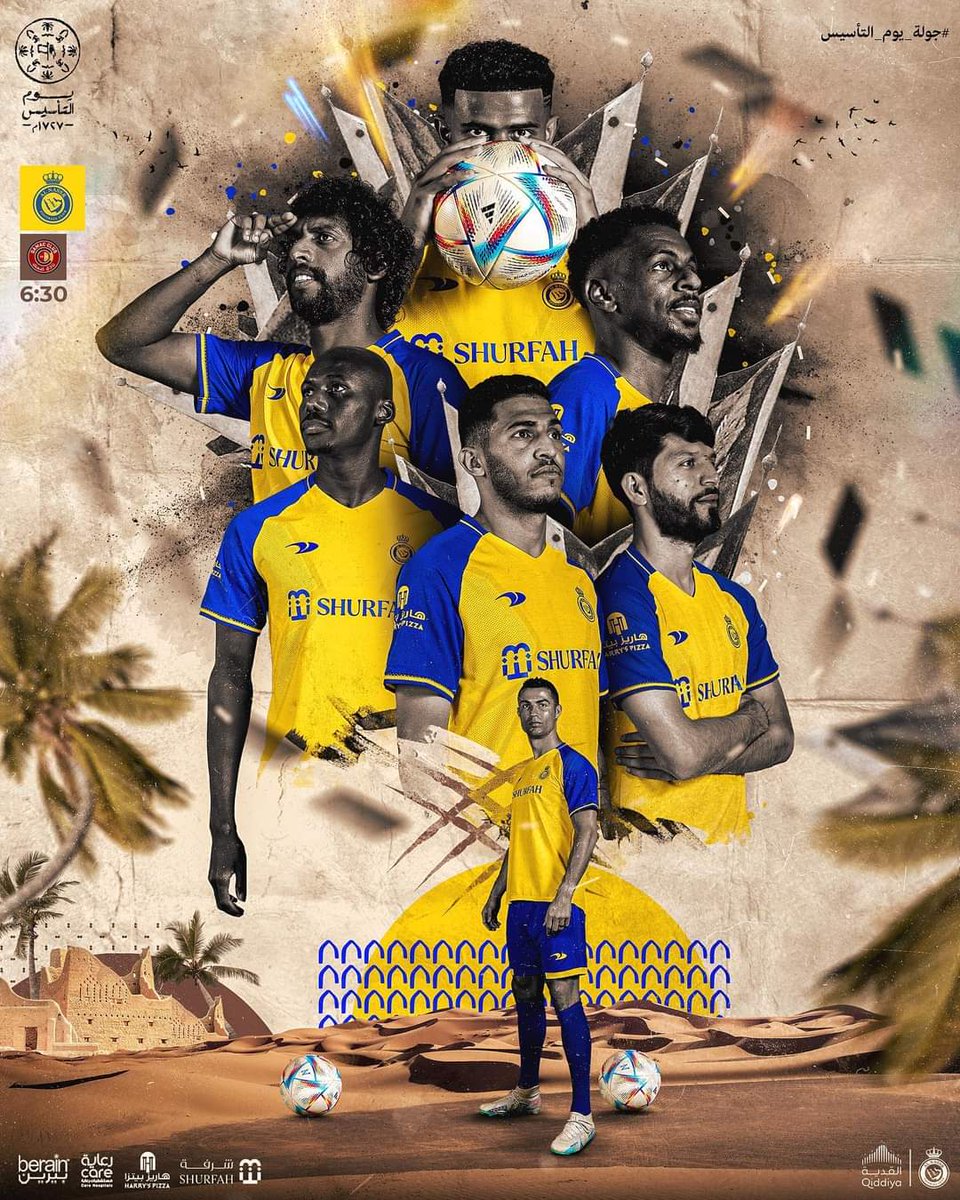 ⁧#جولة_يوم_التأسيس⁩ 🇸🇦

🆚 | ⁧#النصر_ضمك⁩
⏱ | السادسة والنصف مساء اليوم
🏟️ | مدينة الأمير سلطان بن عبدالعزيز الرياضية
📍 | أبهـا

والموعد بإذن الله ⁧|| Match Day, 

<a href="/AlNassrFC/">نادي النصر السعودي</a> 🆚 #Damac
⏱ 06:30 pm. 
🏆 <a href="/SPL/">دوري روشن السعودي</a>
🏟 Prince Sultan 
wa.me/9660540982657