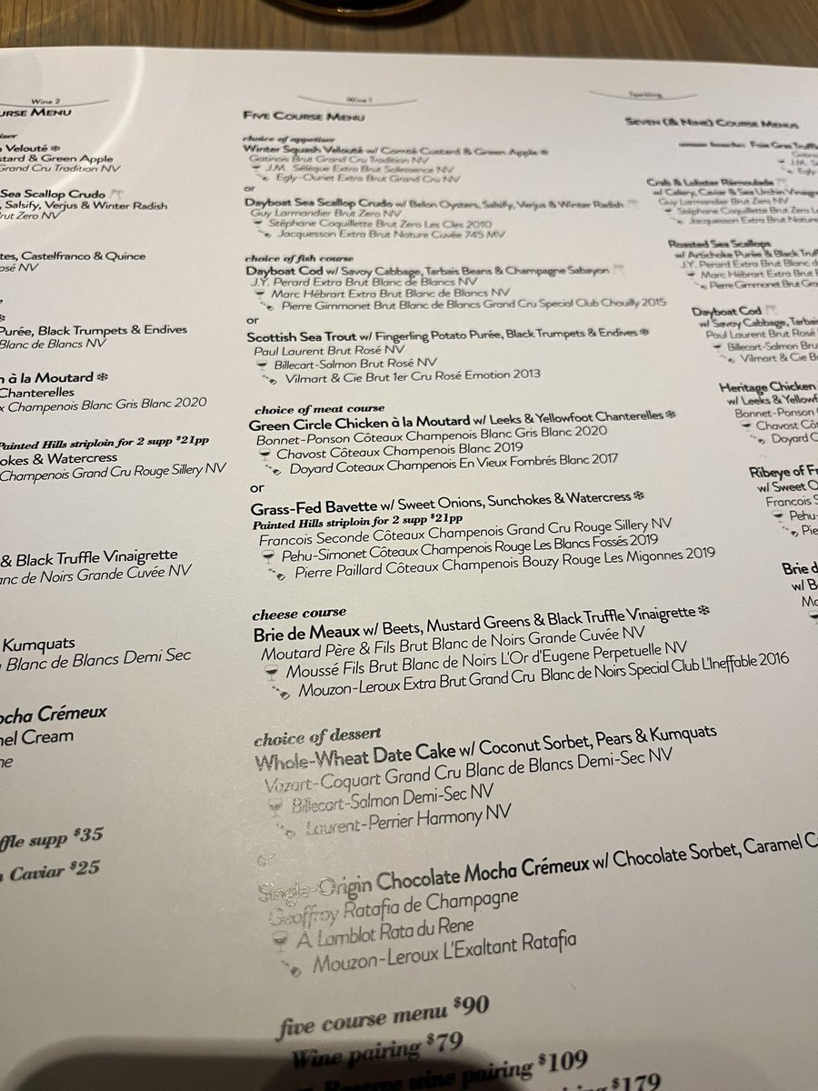 BorioRealtor's tweet photo. Champagne region tasting menu was superb 🧑🏽‍🍳 Definitely a must try experience in CNY #Sainturban https://t.co/dLVPqRSuOa
