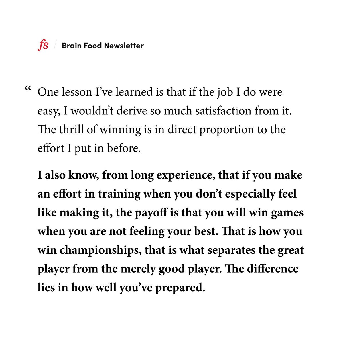 insharebazaar's tweet photo. Must Read:

Rafael Nadal on the importance of doing the work, even when it's hard:

- Farnam Street https://t.co/gwKt9STpt9