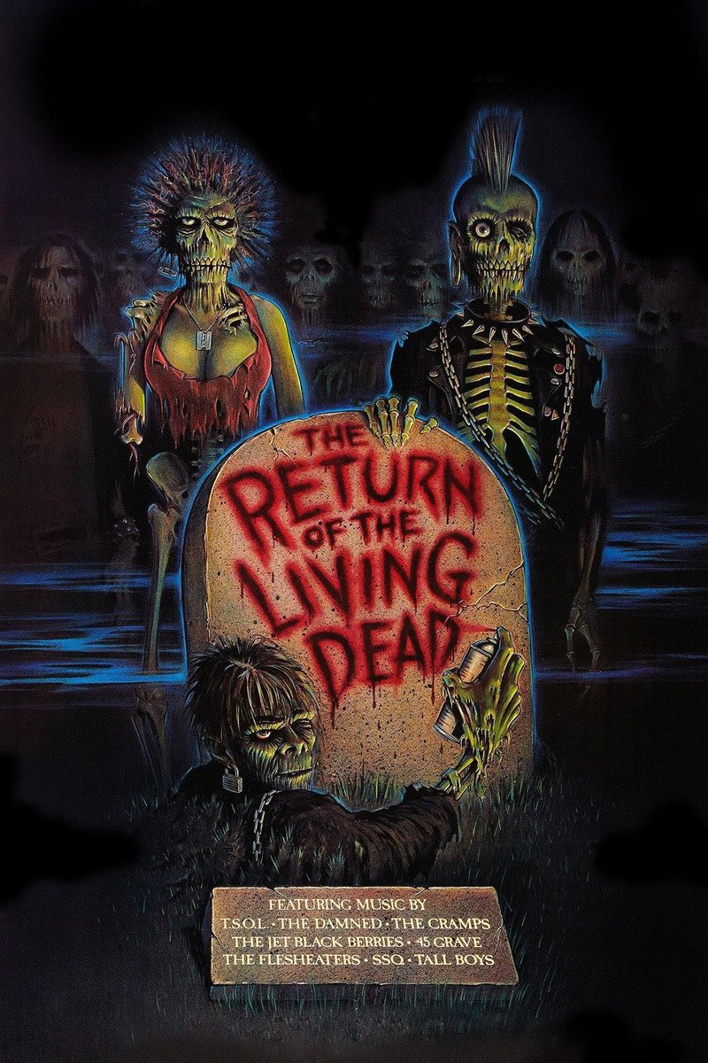 _OldHeartFalls_'s tweet photo. #NowWatching #TheReturnOfTheLivingDead directed by #DanOBannon released in August 16, 9185.
Featuring #CluGulager #JamesKaren #DonCalfa and many more!!
#ComedyHorror #Horror #Zombies #HungryZombies #HorrorCommunity #HorrorFan #HorrorPunks #Deathrock #Punkrock #HorrorFam https://t.co/2NHu0OmxfI
