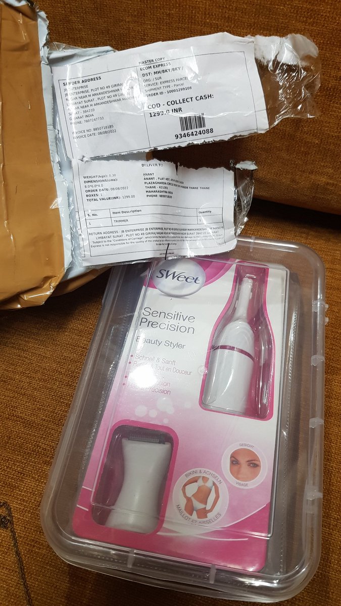 AnantSatpute7's tweet photo. @Flipkart 
 order OD125675409258827000 
On Fri, 26 Aug 2022 at 1:50 PM, satpute anant <satpute.anantt@gmail.com> wrote:
Hi Mr Kalyan Krishnamurthy, 

Above issue has already raised with flipkart MD but still no response to the fraud is happening from flipkart platform. https://t.co/Yn6hKSEEUg