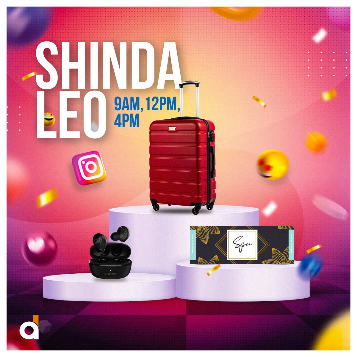 airdukait's tweet image. #huntandwin More treasures to be found today!🙌 A 3 in 1 Hard Shell Suitcase, A Pair of Oraimo Earbuds and 2 Spa Vouchers.  Head over to airduka.com now🏃🏾 You could be the lucky winner! #treasurehunt #airduka