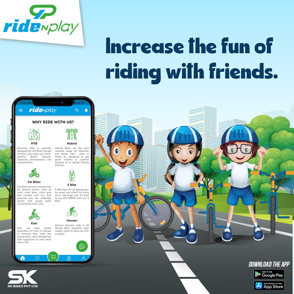 riden_play's tweet image. Elevate Your Adventures and Create Lasting Memories!
.
.
For Android: - bit.ly/3OWy5O2
For IOS - apple.co/3Q6rIIW
#ride #bestfeatures #smooth #adventures #app #bestapp #download #ridewithfun #bicycleapp #riding #cycleapp #play #ridenplay
ridenplay.in