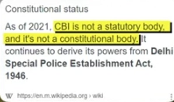 AmitGiri0772's tweet photo. #NEETPG2023
CBI isn't a Constitutinal body since 1946,it will take 2 mints to make it Legal structure,but GOVT is not doing it.SUPREME COUNT has tried this for years but failed.Wakeup SC and support Postponement of NEETPG 2023
@PMOIndia 
@VTankha 
@FAIMA_INDIA_ 
@Dr_ManishJangra https://t.co/e24K3p3cEA