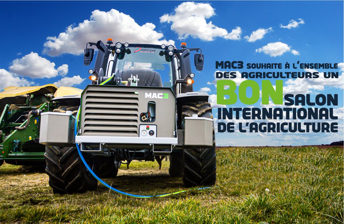 MAC3_Pneumatic's tweet photo. 🐷🌾🐮  MAC3 souhaite à l’ensemble des agriculteurs un bon salon international de l’agriculture

Avec le MSH, MAC3 accompagne les agriculteurs dans l’entretien de leur exploitation.🚜 https://t.co/aiCXKf7dGb
