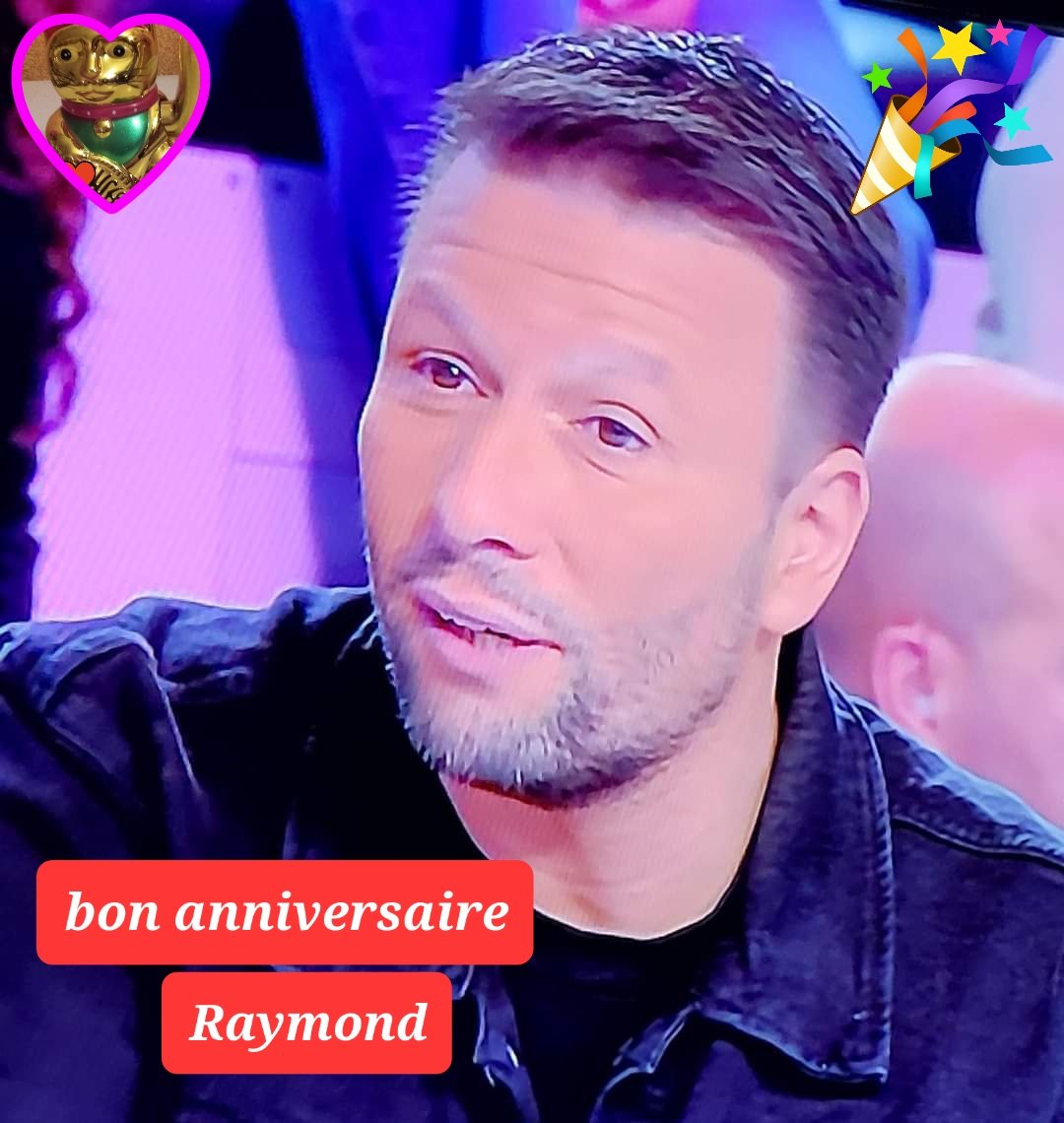 Sissi35059833's tweet image. Bon anniversaire 🎂 Raymond @RaymondLeMatin gros bisous 💖💖💖💖