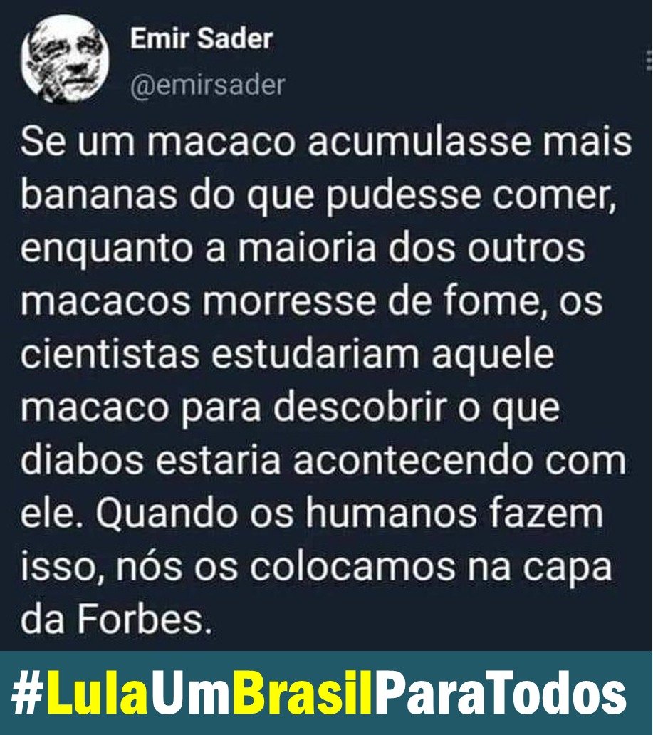 AlexandrePT13CV's tweet photo. @Alexand92840726 @Xavi93849835 @RamosEneildes @OAlagoas @asarock8 @Cristwzdamd @Mariade21501765 @CarlosM17244219 @borgescm @CleuzaTur @AdalbertoABrito Lula,  Um Brasil Para Todos
#LulaUmBrasilParaTodos
@047Rafael @AnnaFujimoto @CarlosTinMarch1 @deividheggman @EstevamReboucas @guerreirodecuba @josalexsandro @loungeact777 @Mariade21501765 @Nazireu7 @ProfSergioFS @sandovaldefaria @TRT00372659 https://t.co/eU4pp2xksh
