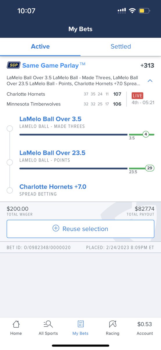 FantasyBallio's tweet photo. https://t.co/Pmmw3cGeOI is directly responsible for this ticket. #GamblingTwitter #FanDuel #DraftKings Subscribe now for Projections and Lineup Optimizer! https://t.co/dIkjc7XVam