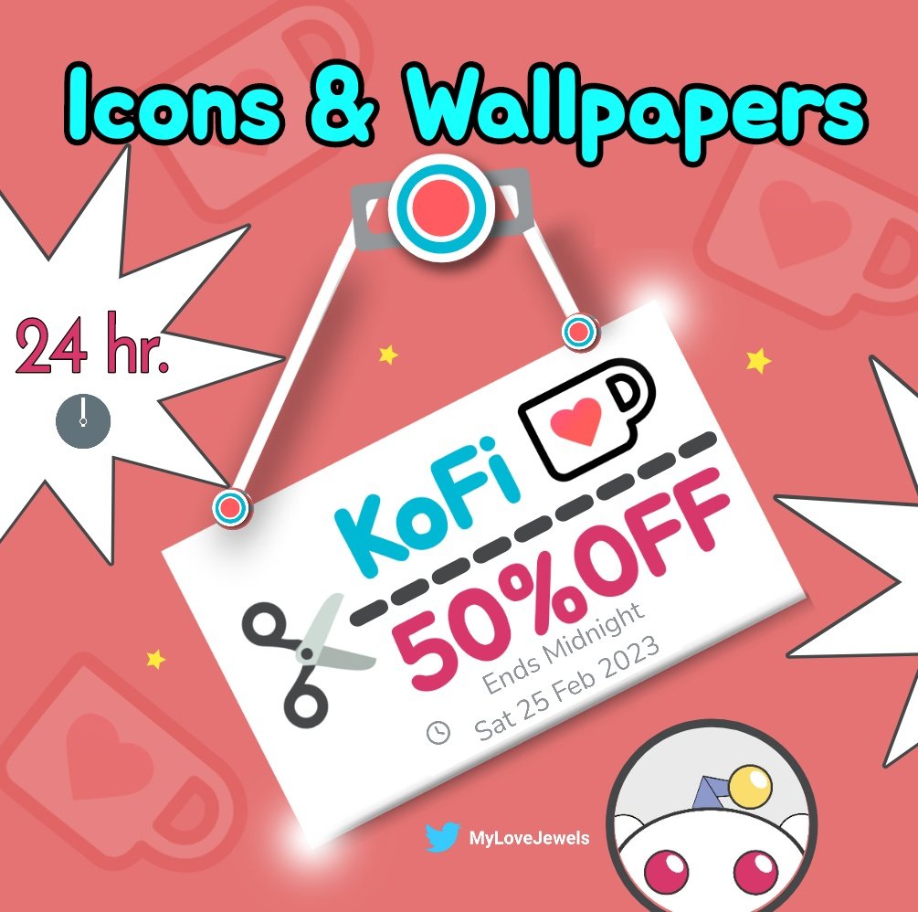 MyLoveJewels's tweet photo. ππ HellO Saturday! with #KofiChallenge β‘
πAll of #MyIconPacks & #Wallpapers in My @kofi_button Shop ππ₯ ((( 50%OFF! ))) ** 1Day Onlyβ
πβ‘Grab it here : https://t.co/e0WWVoT0MG
#MyIconPack
#C1rCuit
#iOnyx
#M1n1m4L
#Past3L
#S1LK https://t.co/Zk58T26hJ0