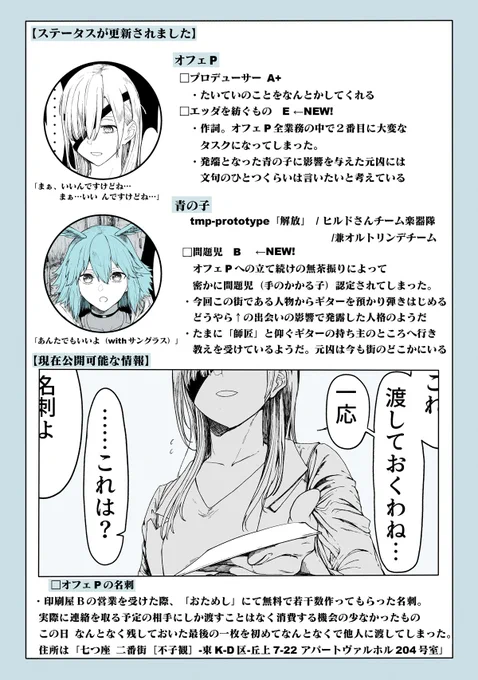 現在の情報 