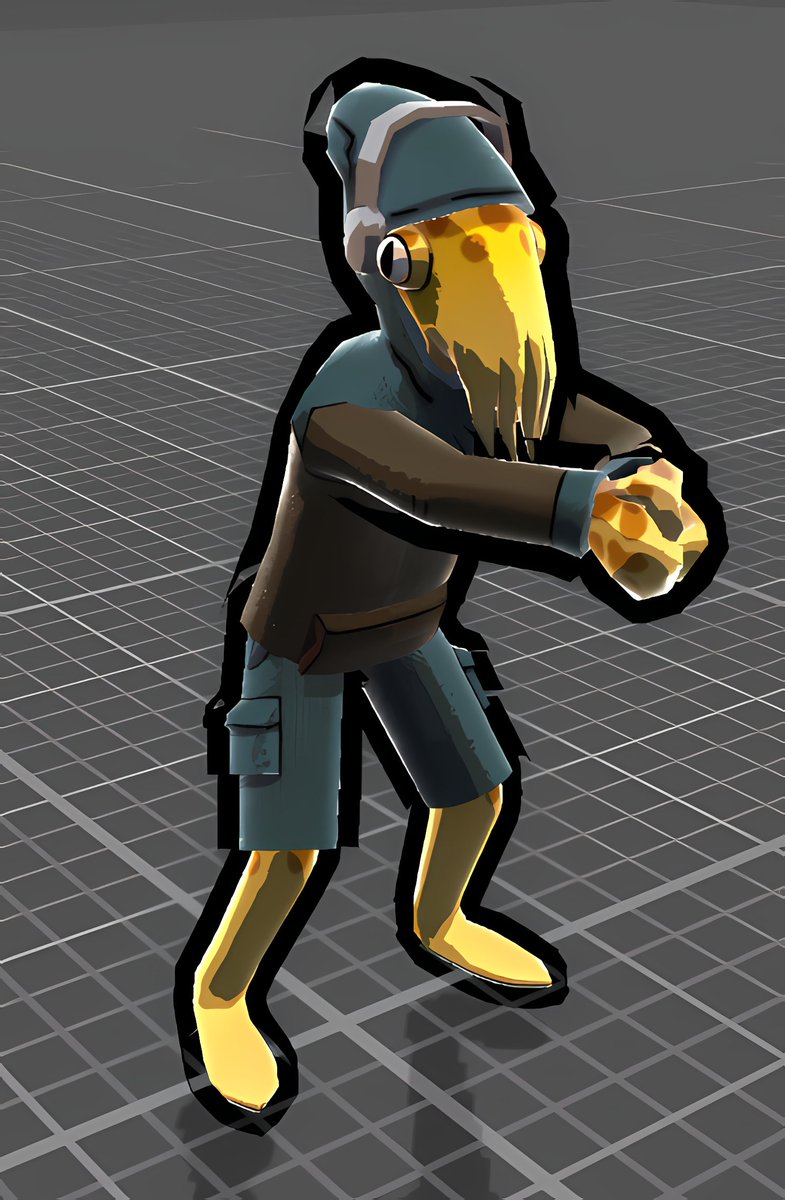 OPaoGameStudio's tweet photo. Some more characters are coming to join the game!
This dude(Yeah, he doesn't have a name yet) won't take off his headphones for nothing! Even during the most decisive match!!🦑🏐
#indiegame #indiedeveloper #gamedev #3dmodeling #volleyball https://t.co/tNEcoM8YLh