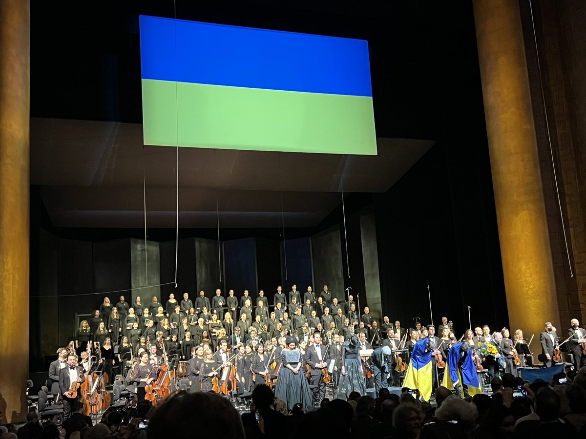 _anandaks's tweet photo. The UK is doing everything possible to help Ukraine, including protecting and celebrating the cultural identity and strength of the Ukrainian People. @UKinNewYork is proud to support @UkrInstitute and @MetOpera as we #StandWithUkraine one year after Russia’s unjust invasion. https://t.co/LooHxQgS4C