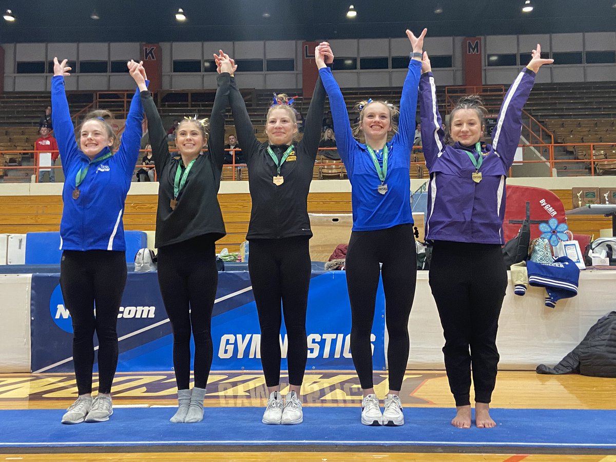 Congratulations Elisa for taking 1st place on vault with a 9.3 and qualifying for state championships!