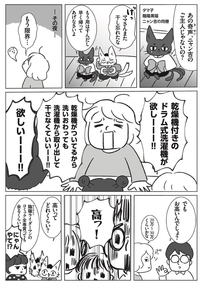 ドラム式洗濯機の落とし穴(3/1)
#漫画が読めるハッシュタグ
#名もなき家事妖怪 