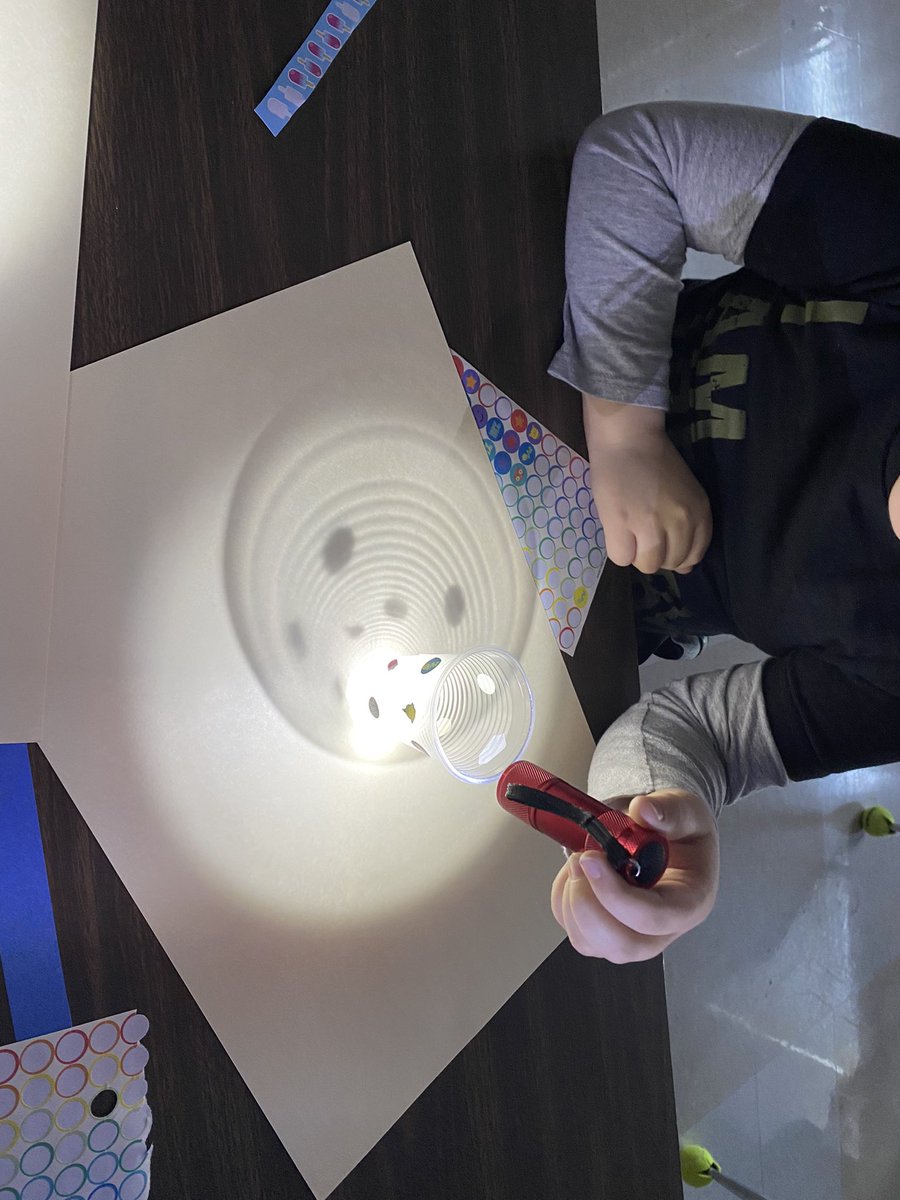 First graders have been learning about light and sound this week in STEM. Thanks to Mrs. Carson at LP for this cool idea! <a href="/eastridgeelemen/">eastridge elementary</a>