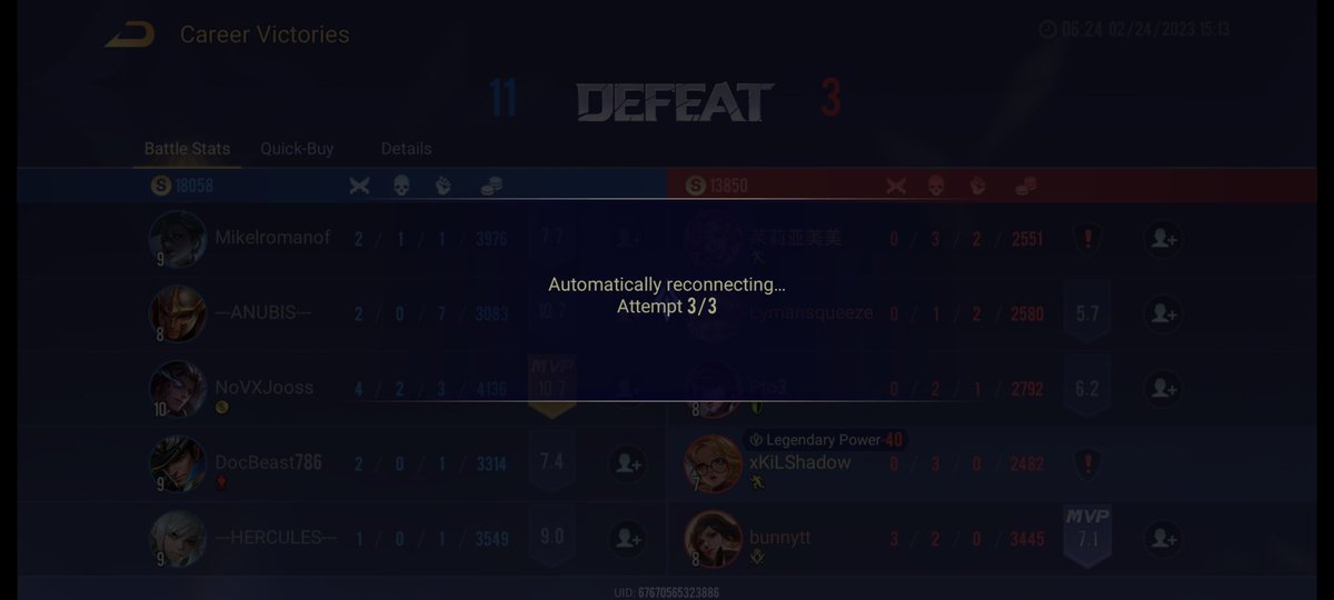 Shadow_Image7's tweet photo. @ArenaofValor so I'm losing credits , it won't let me join after so many tries, why is this even a thing https://t.co/E899L3eiZs