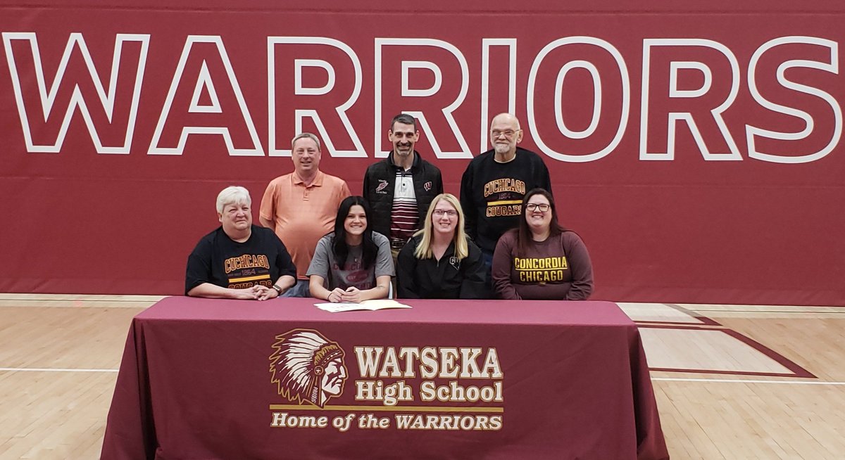 WarriorAthDir's tweet photo. Congrats to Emily Miller as she commits to Concordia University to continue her education and her track career. #WarriorPride https://t.co/jYKE8n46wH