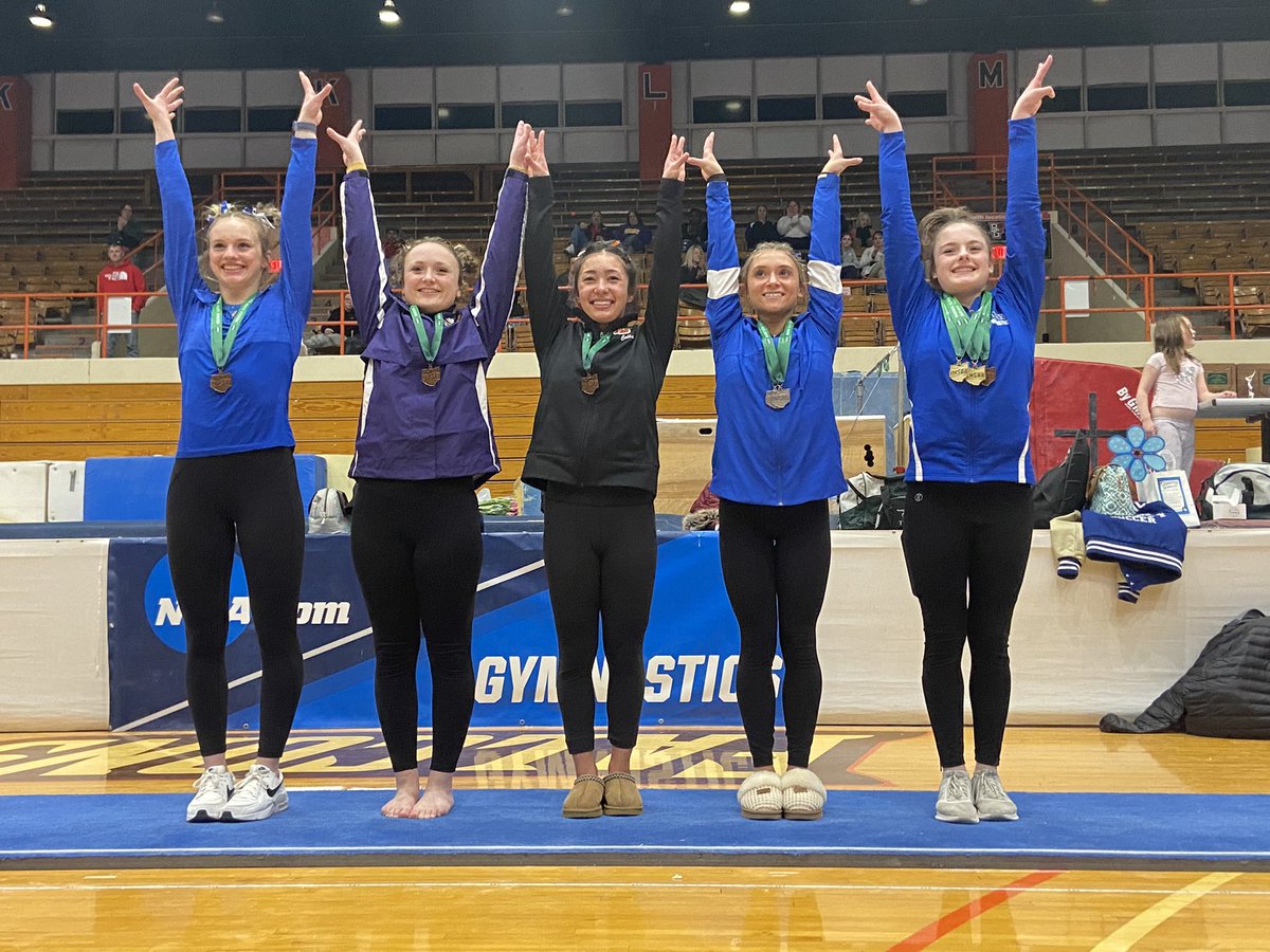 Congratulations Courtney for placing 4th on beam with a score of 9.075 and qualifying for state championships!