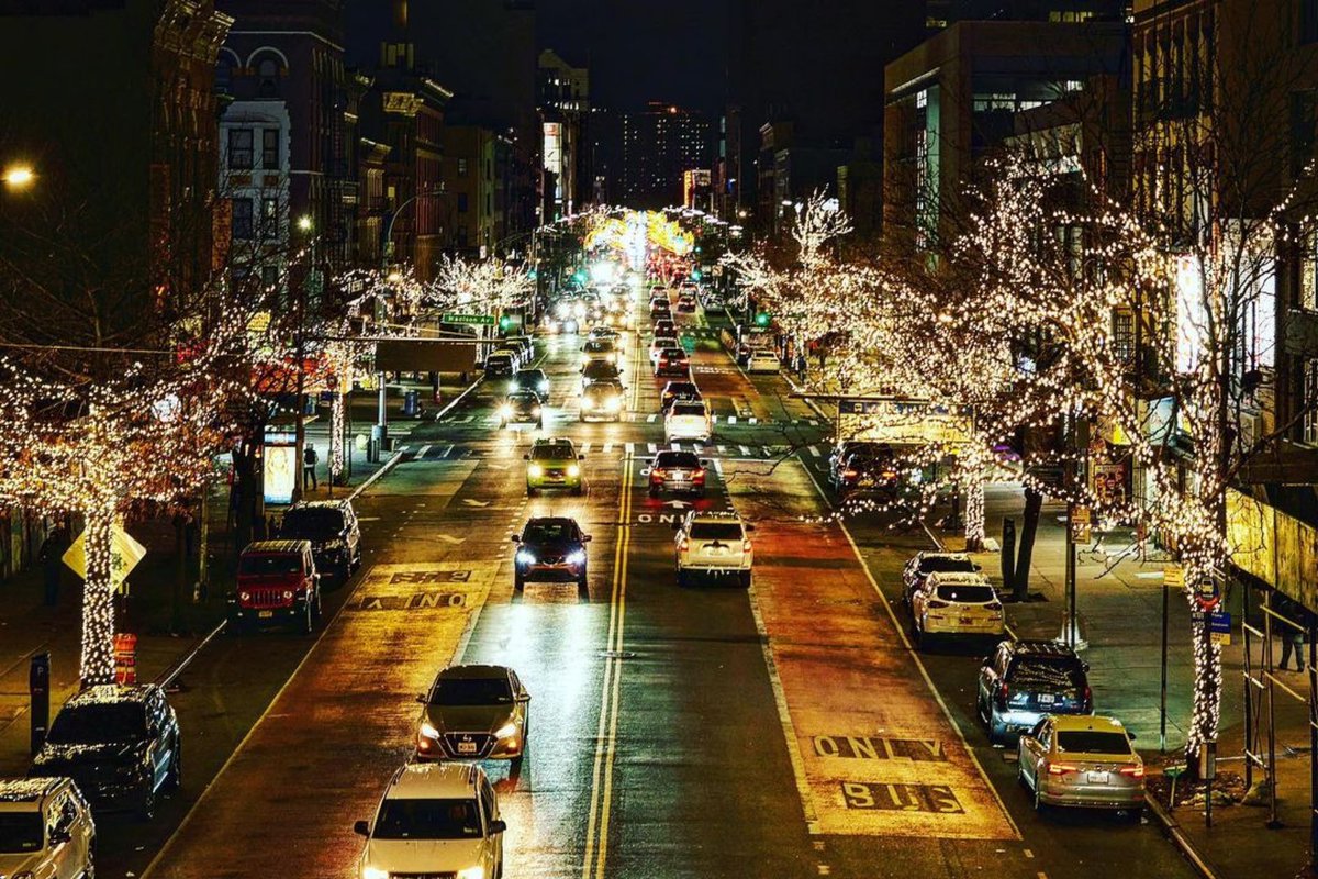 Only a short while left to enjoy this year’s #WinterLights along East 125th Street! The lights are up through the end of February — adding not just holiday cheer, but extra shine &amp; safety on the sidewalks on these long, dark winter nights: instagram.com/p/CpEd6LANrG2 <a href="/UrbanGardenNYC/">Urban Garden Center</a>