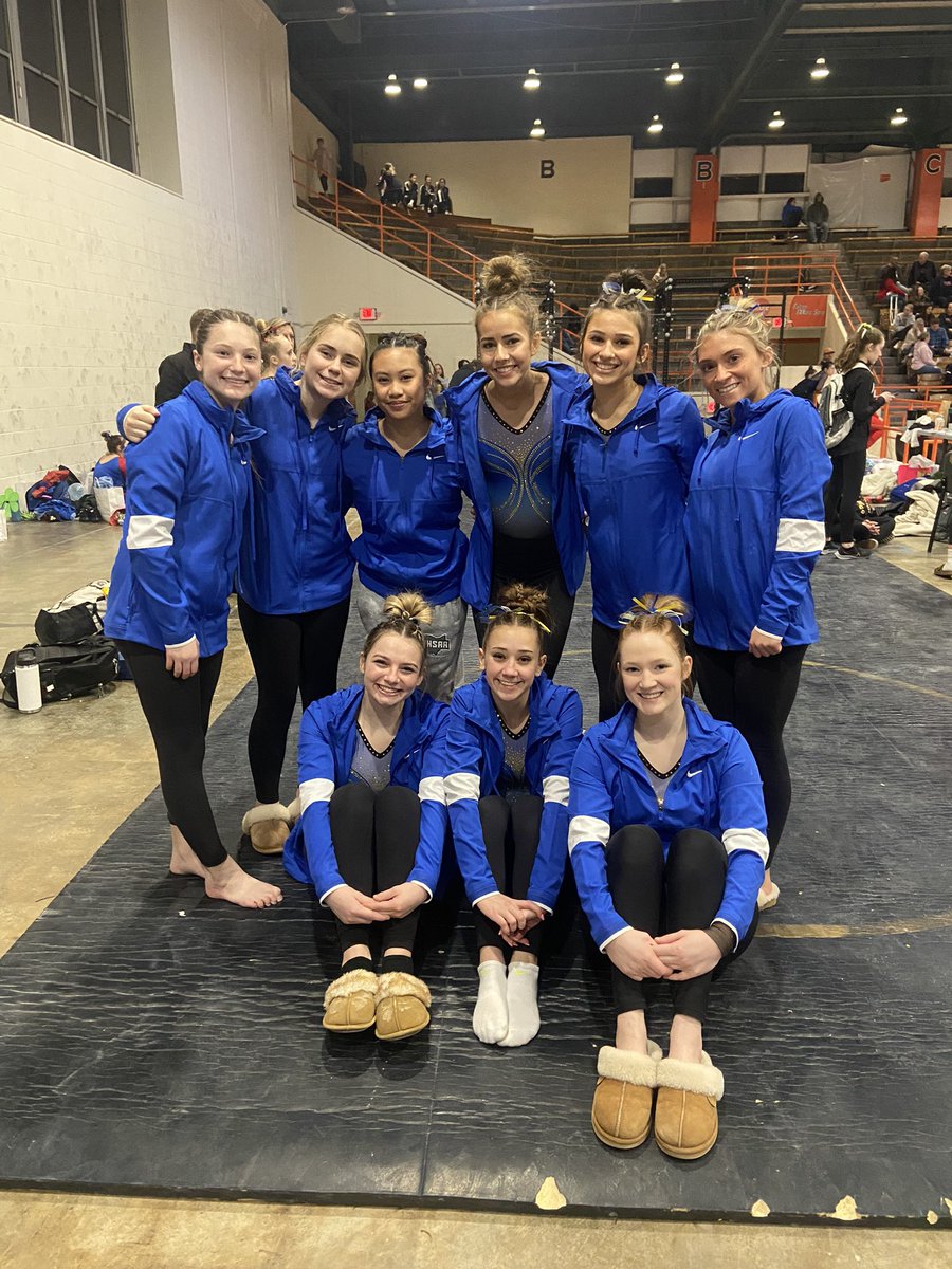 StGymnastics's tweet photo. Congratulations girls for placing 4th out of 23 teams at district championships! https://t.co/J9xvBnsT03