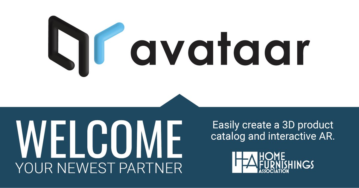 my_HFA's tweet photo. Let's welcome our newest partner avataar. Avataar makes it easy for retailers to generate more sales with life-size 3D product catalog and interactive augmented reality. Visit our website to see what this partner has to offer. https://t.co/iqG1NmAMdo https://t.co/5EG3D1NGfg