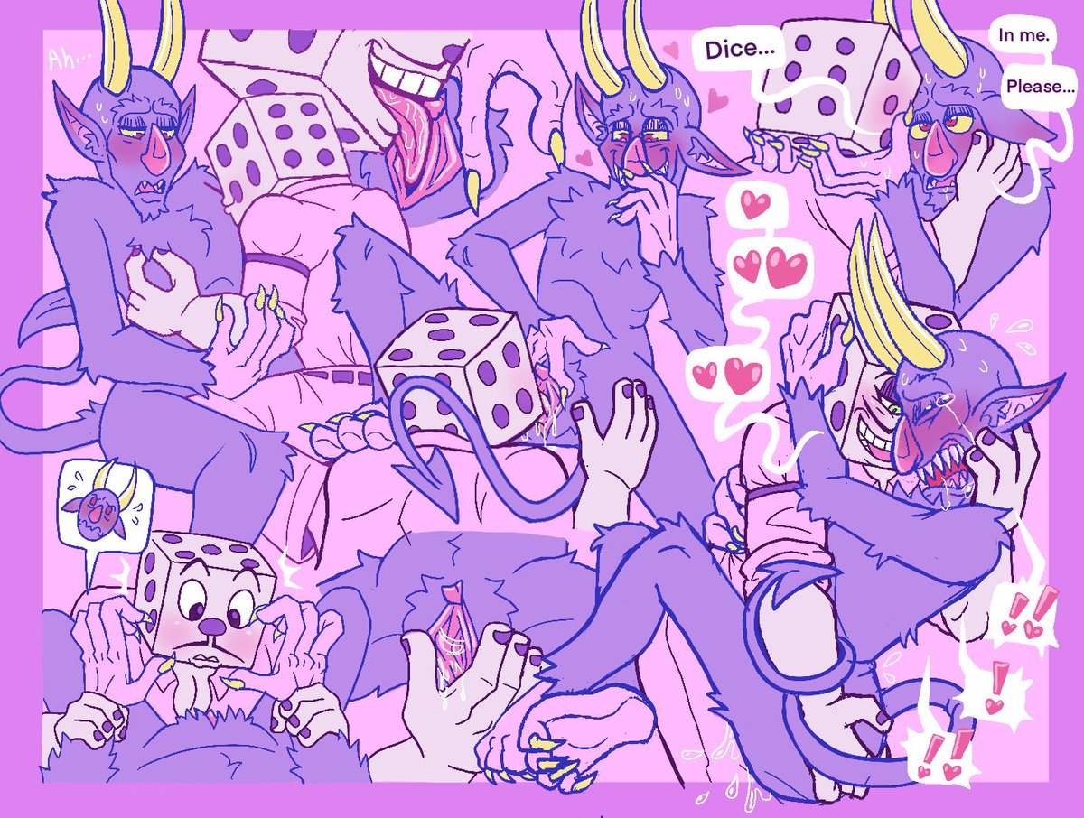 SinnyFr3z's tweet photo. Comic Commission (!!) I did for the fan fiction “sweet like cinnamon”- a personal favorite devildice fan fiction 💕😈 https://t.co/fBzlbvOuBk