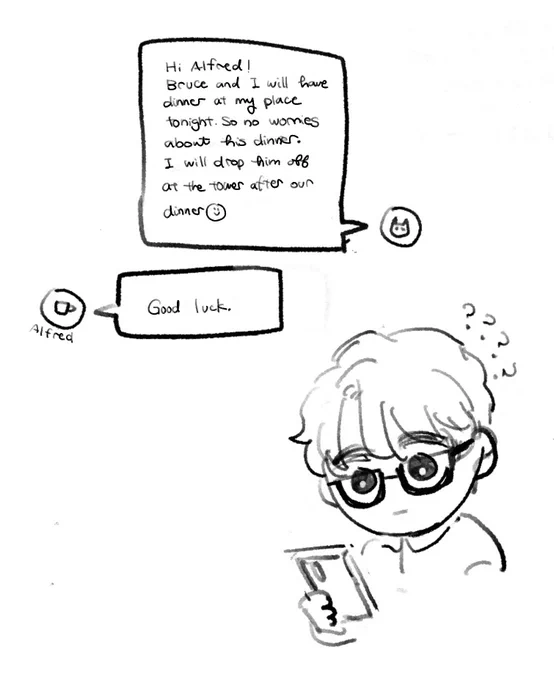 (5/?) Alfred knows something. 