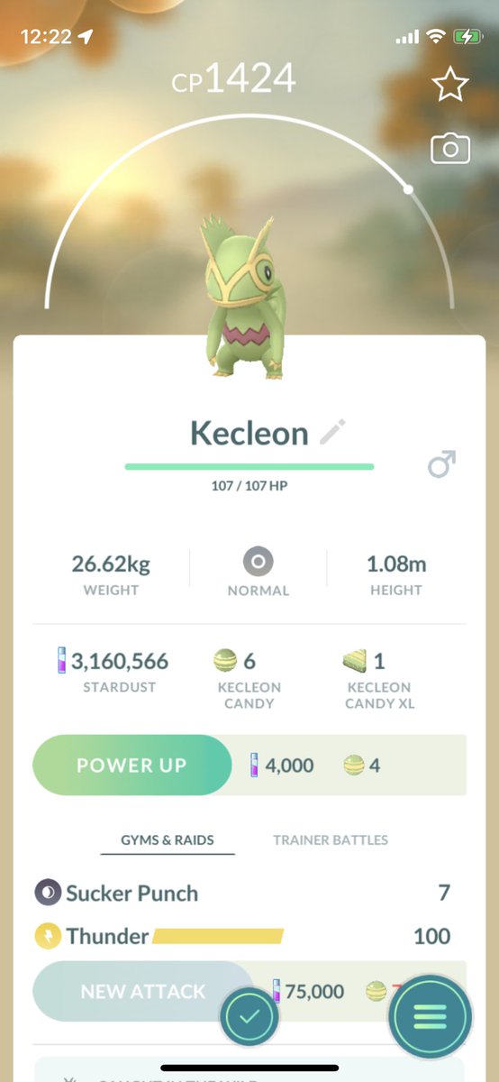 abctaroooo's tweet photo. I got Kecleon.
#PokemonGO https://t.co/rGCGFfiNGB