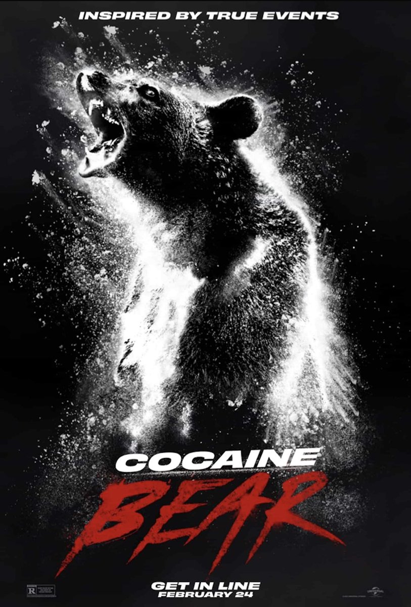 #NowWatching I’m so excited for this one! 😂 It looks utterly ridiculous! Haha

COCAINE BEAR (2023) 🐻💨🌲

Directed by Elizabeth Banks

#FirstViewing #CocaineBear 
#FilmTwitter #HorrorCommunity