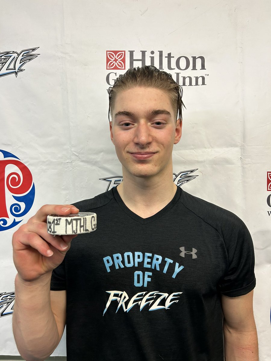 Congratulations to Davis Thompson on his first MJHL Goal!