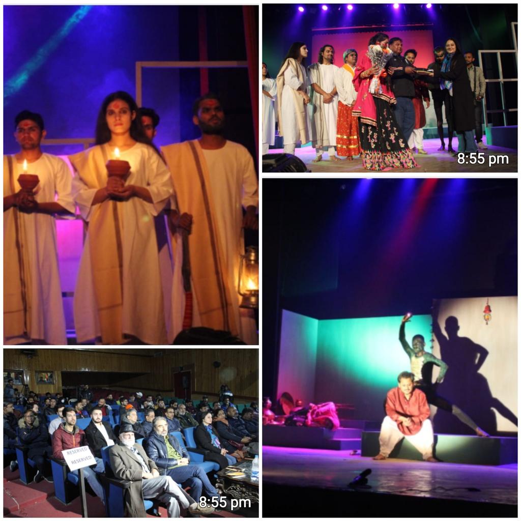 RisingKashmir's tweet photo. #NSD #stages Girish #Karnad’s #Nagamandala #play at #Tagore #Hall
https://t.co/CnMBx4Bf0L https://t.co/jmcWnJbatg