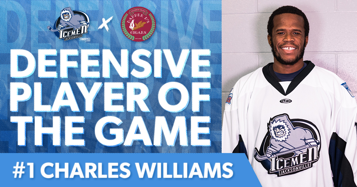 Jacksonville Icemen on Twitter "Let's hear it for Charles Williams
