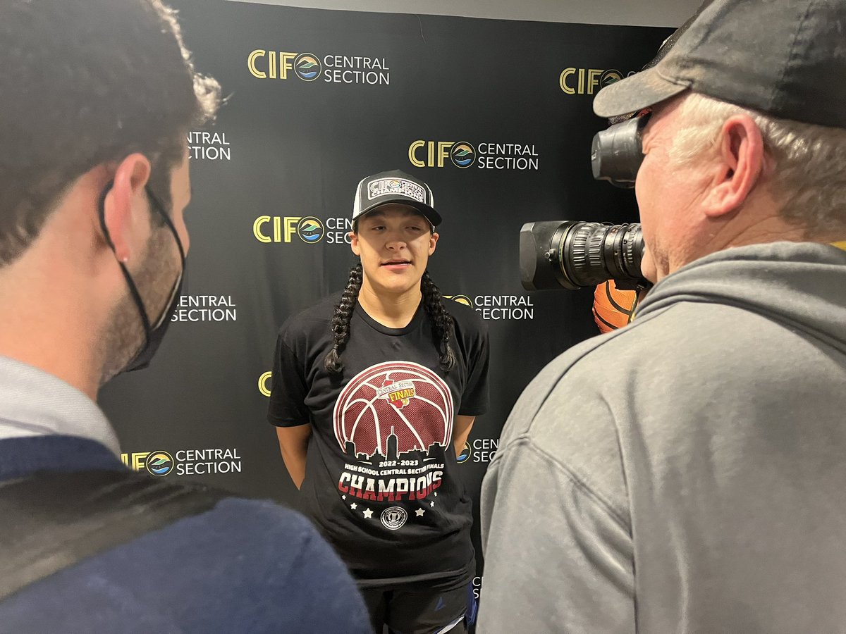 Liberty’s Faith Curry named MVP of <a href="/CifCentral/">CIF Central Section</a> Division 2 championship game with dominant double-double: 18 points and 12 rebounds.