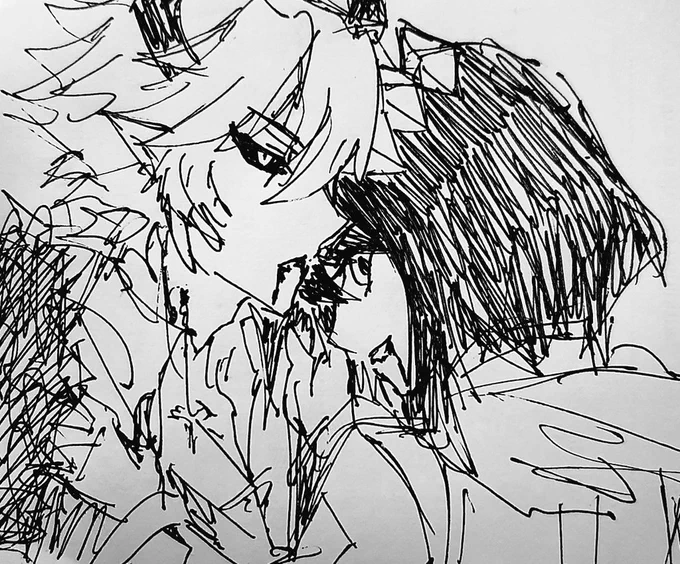 Sketch sketch ⬛⬜✨
#kcalb &amp; #etihw
#thegreygarden 