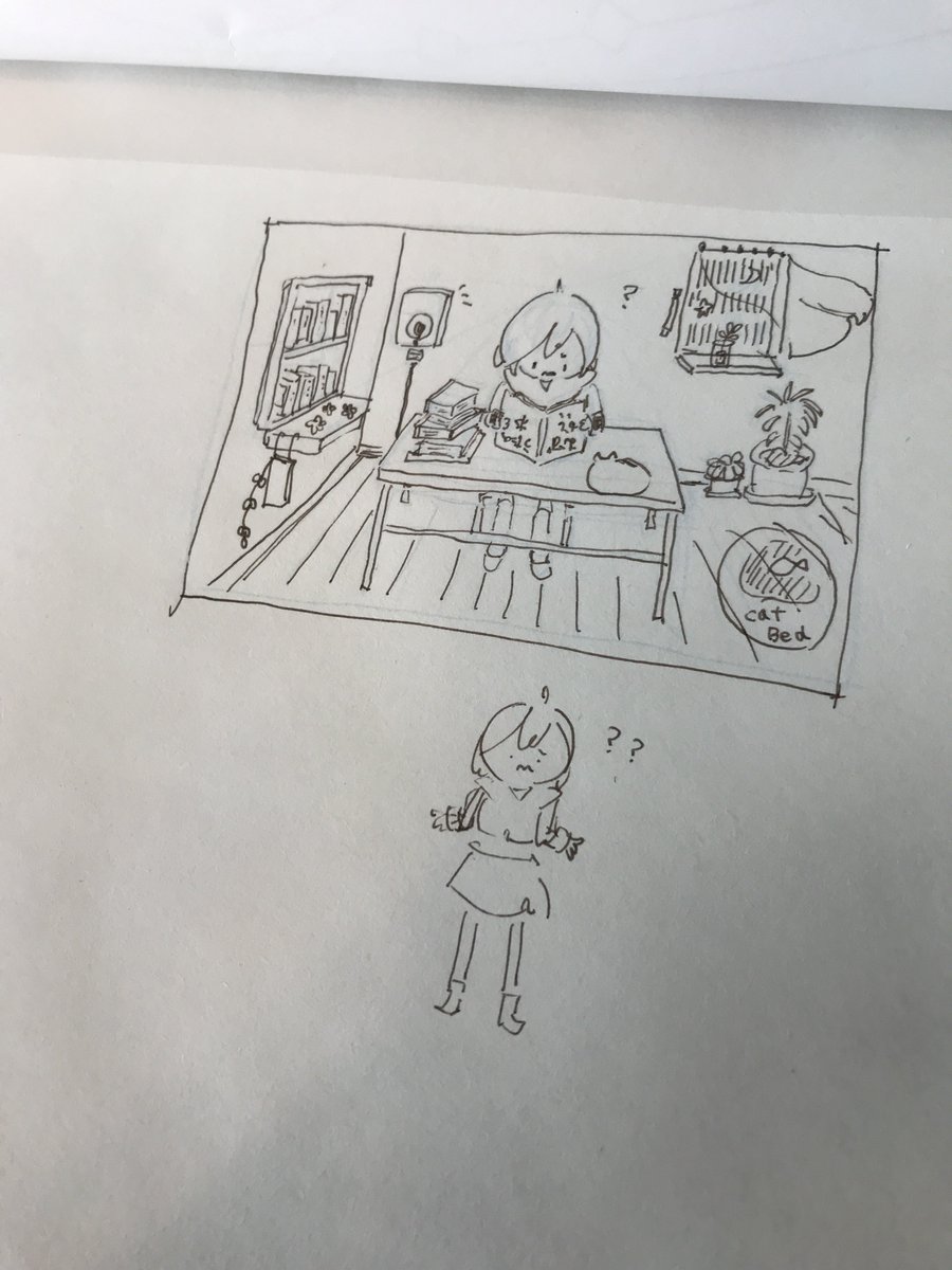 アナログのMEIKOちゃん 難しい本を読んでいます☺️ 