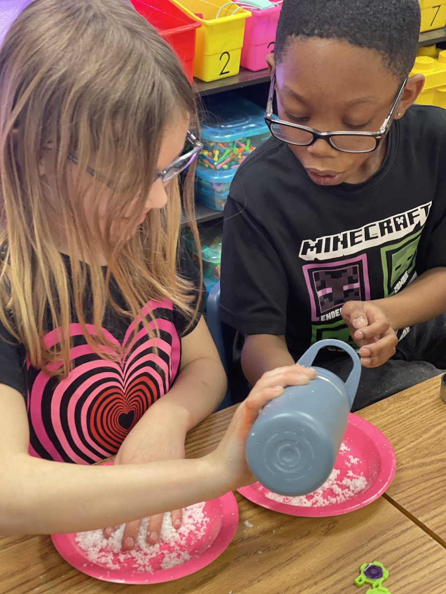 blwright2nd's tweet image. When NC decides to be crazy with her weather, you make your own “snow day”. The kids enjoyed every minute. #mes #2ndgraderocks @meadowlarkes