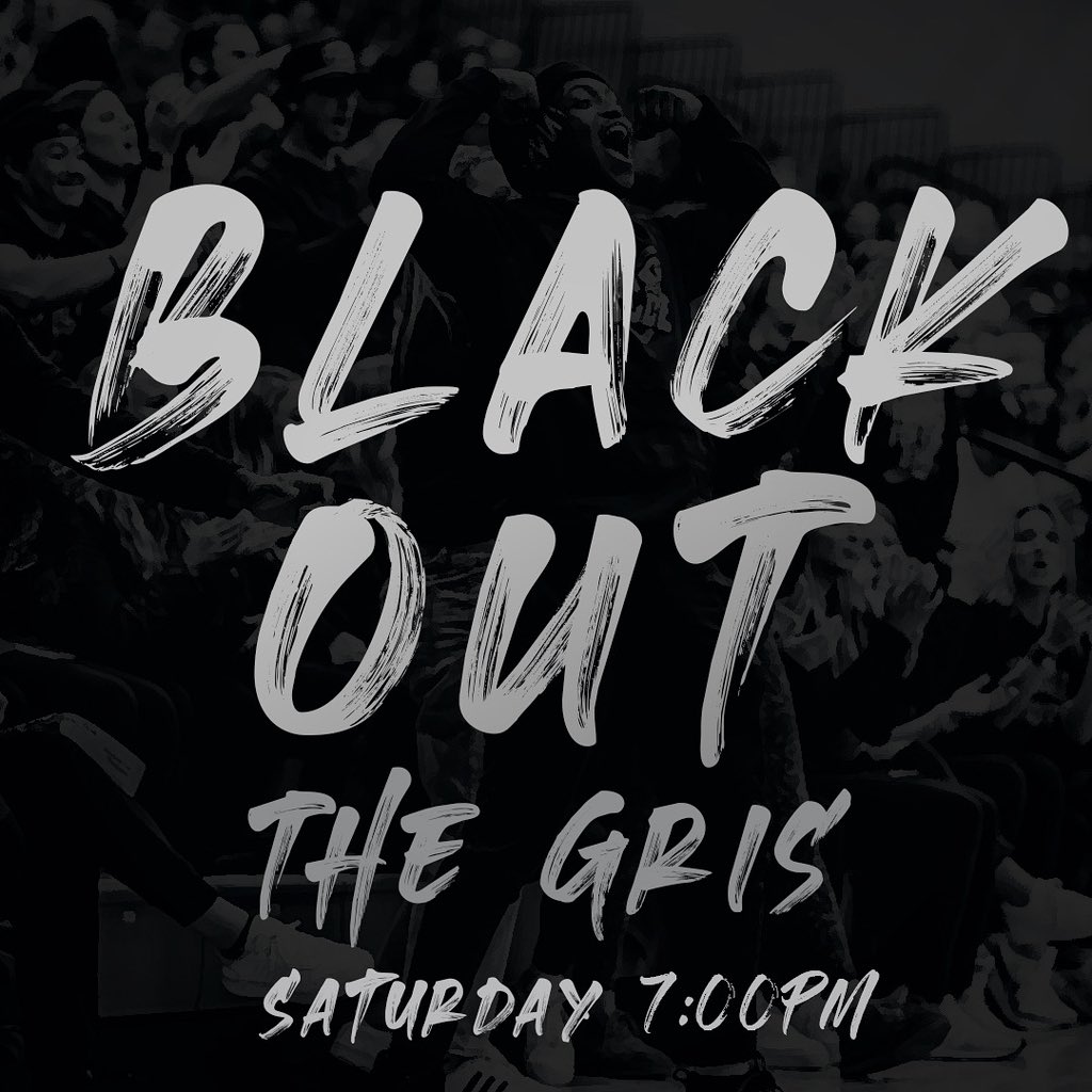 MillikinWBB's tweet photo. ⚫️⚫️⚫️CHAMPIONSHIP GAME BLACK OUT⚫️⚫️⚫️

Wear black to Saturday’s CCIW Tournament Championship game at the Gris’! 

#gobigblue #greaterthan94 #d3hoops https://t.co/oYG1J6pQEQ