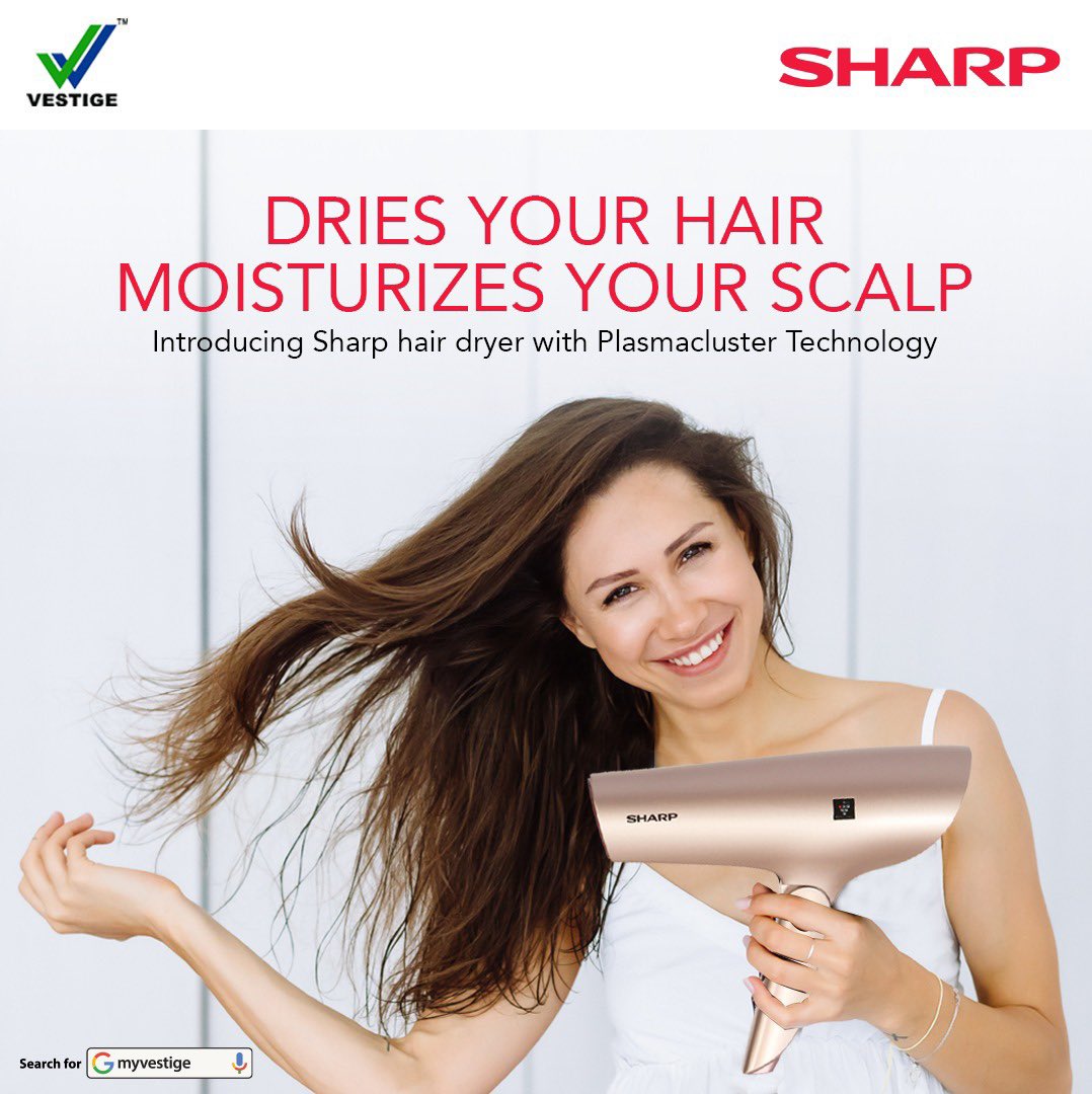 vestigemkt's tweet photo. Can one product take care of your scalp plus add a style daily ?
The answer is yes
One product multiple benefits
Try it today
#WishYouWellth #sharp #hairdryer #plasmacluster https://t.co/37EfrmOCtm