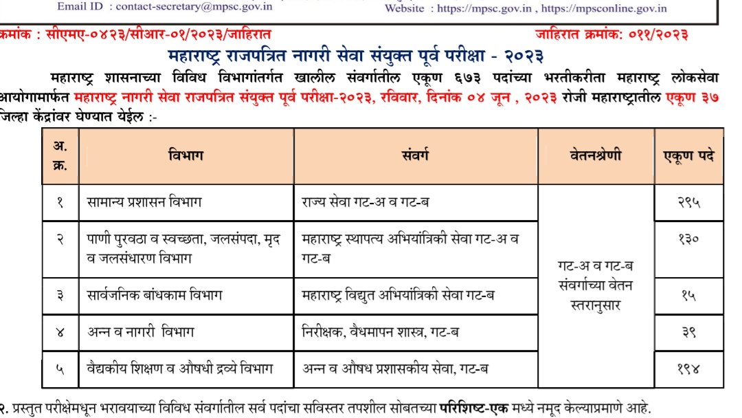 पुण्याची MPSC tweet media