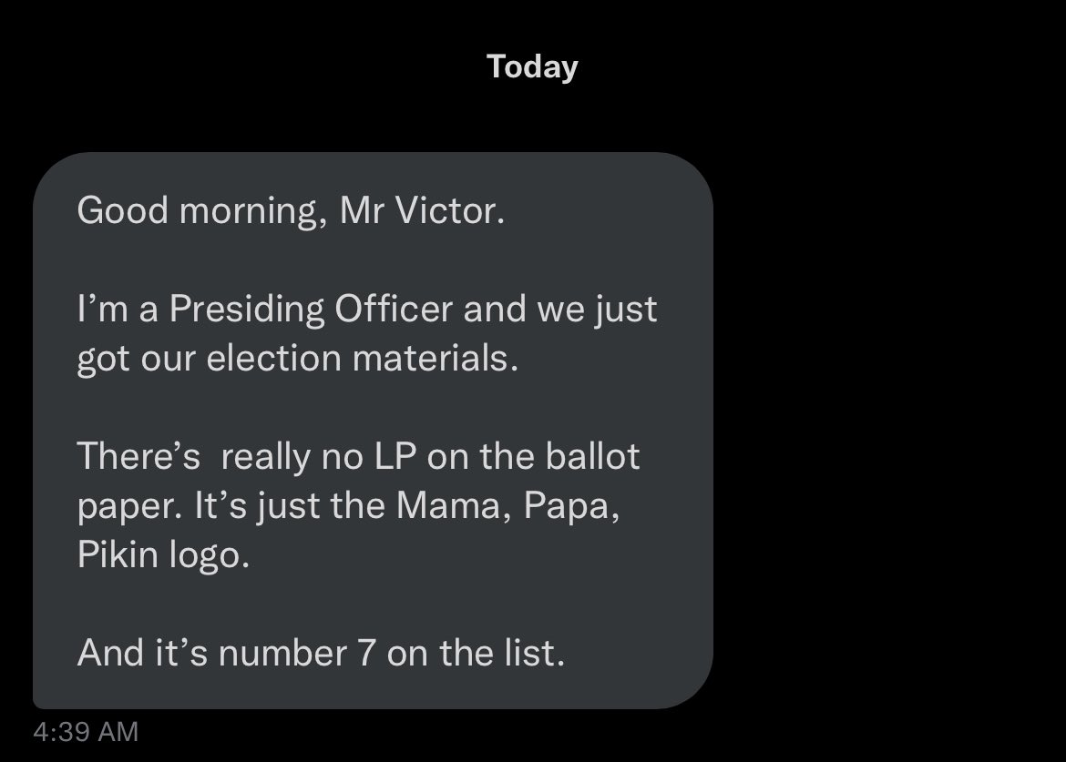 😞😞 you can frustrate us but we will vote “Papa Mama Pikin”