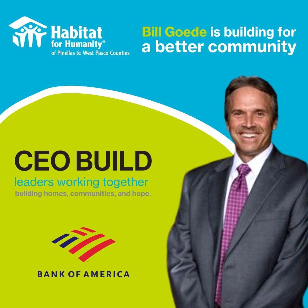 BillGoede's tweet photo. Thank you @HabitatPWP for a great way to end the week at CEO Build Day. Bonus was getting to work side by side with the family who will be calling the house their “home” in a couple of months! https://t.co/pjHVIuY9xE