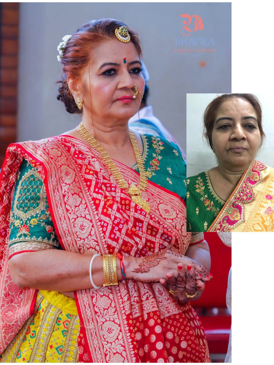 Bhavikamua's tweet photo. Mature skinβ¨
.
.
.
Makeup & hair : @bhavikamakeupartistry
#groomsmother
#latepostπ· #makeup #makeupideas #makeuplook #makeupdaily #makeuplike #makeupaddict #makeuptutorial #hair #hairstyles #matureskin #oldisgold #wedmegood #weddingzin #shadisaga #weddingsutra #olready #insta https://t.co/qzVgOD3rIX