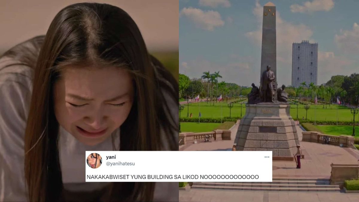 katherinezenith's tweet photo. Nubayan yung mukha lang ni Barbie nakita sa preview ng tweet, hehe ayan yung building na nakasira sa tanawin https://t.co/lS3JsvpgSr